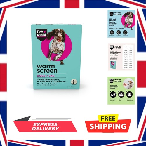Pet shield worming - tablets, for