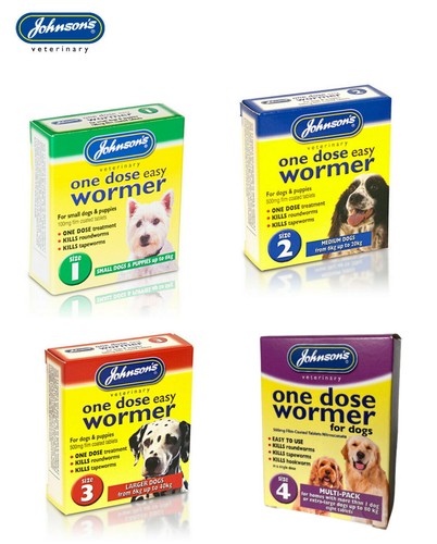 Johnsons one dose wormer puppy - dose,