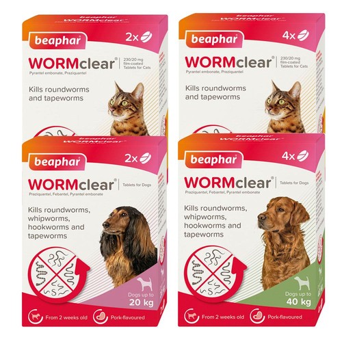 Beaphar wormclear worming - beaphar,