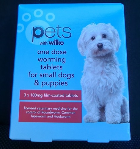 Pets one dose worming tablets - worming,