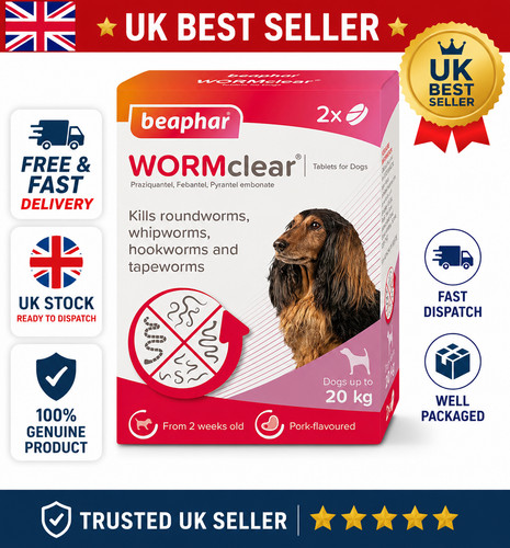 Beaphar wormclear dog worming - beaphar,