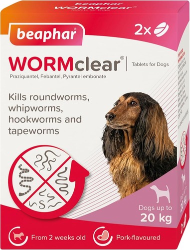 Beaphar wormclear dog worming - beaphar,
