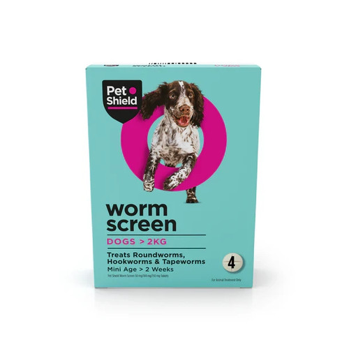 Worm screen dog - worm, worming